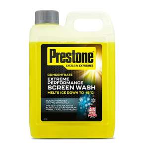 Prestone Extreme Concentrated Screenwash 2.5Ltr - £3 Clubcard Price @ Tesco