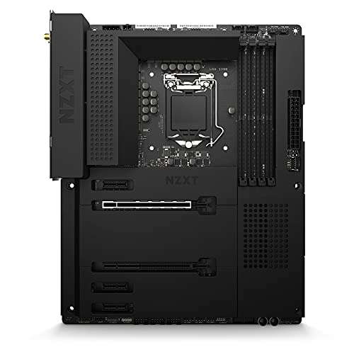 NZXT N7 Z590 - N7-Z59XT-B1 - Intel Z590 chipset (Supports 11th Gen CPUs) - ATX Gaming Motherboard £88.90 at Ebuyer on Amazon