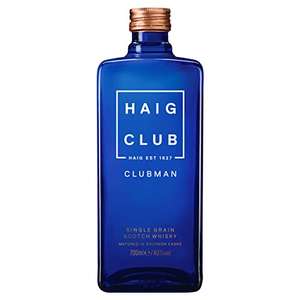 Haig Club Clubman Single Grain Scotch Whisky, 70Cl £17 @ Amazon