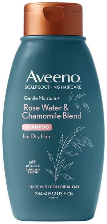 Aveeno Shampoo / Conditioner (Almond Oil/Apple Cider Vinegar/Blackberry & Quinoa/Fresh Greens/Oat Milk/Rose Water & Camomile) £4.50 @ Amazon