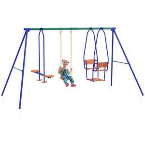 Outsunny 3 in 1 Garden Swing Set Sold & Delivered by MH STAR