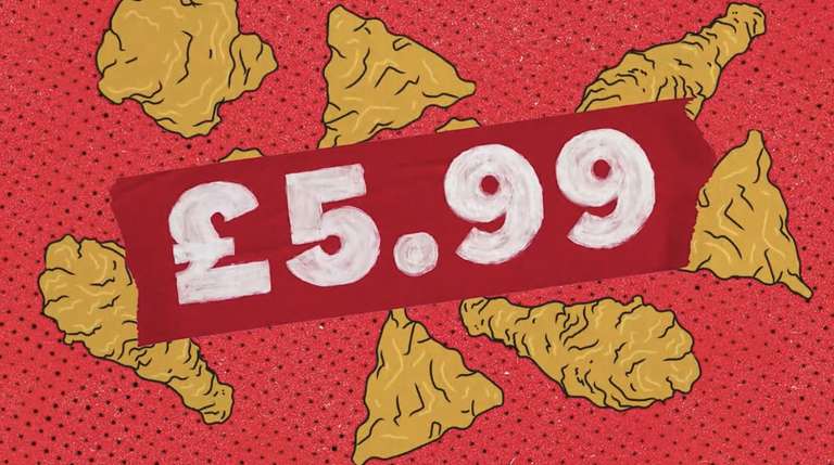 KFC Chicken Tuesday £5.99 + (Twister of the Day) £1.98 + Zinger Popcorn £2.99 @ KFC