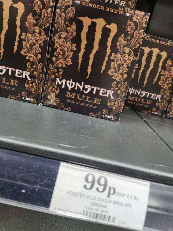 Monster Energy Ginger Brew 4 Pack - (Chatham)