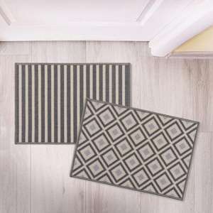 Pack of 2 Door mats £3 - 4 designs to choose from @ Dunelm Free Click & Collect