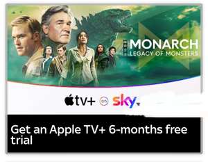 Sky VIP - Apple TV 6 months Trial (sky customers who used the previous 6 month offer are exempt)