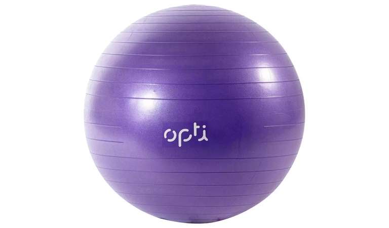 Opti Purple Gym Ball - 65cm £7.33 with Click and Collect @ Argos