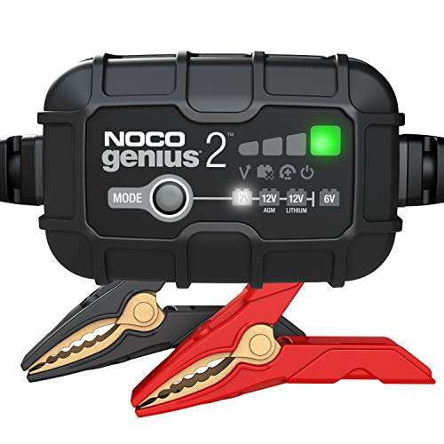 NOCO GENIUS2UK, 2A Fully-Automatic Smart Charger, 6V and 12V Portable Heavy-Duty Car Battery Charger - £34.99 @ Amazon
