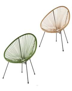 Acapulco Chair In Natural or Green