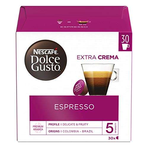 Nescafe Dolce Gusto Espresso Coffee Pods (Pack of 3, Total 90 Capsules) - £14.85 @ Amazon (Business Price)