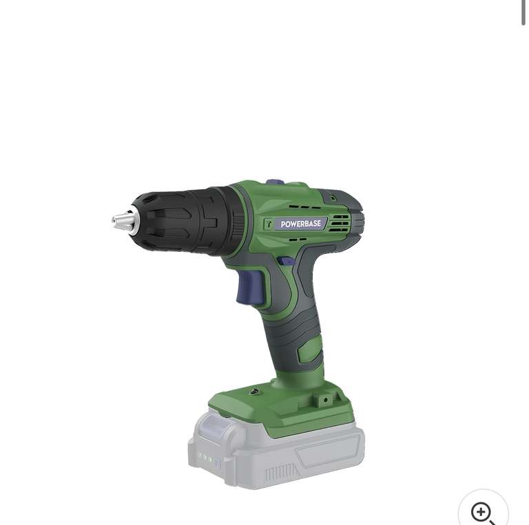 Powerbase 20v Li-ion Cordless Hammer Drill (battery not included) - Free C/C