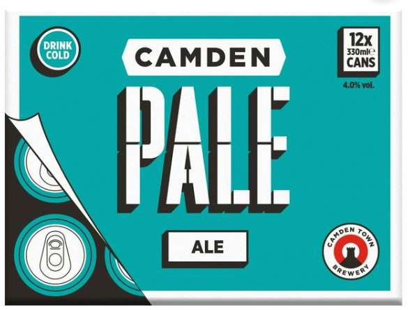 Camden Pale Ale - £20 for 2 boxes of 12x330ml at Sainsbury's