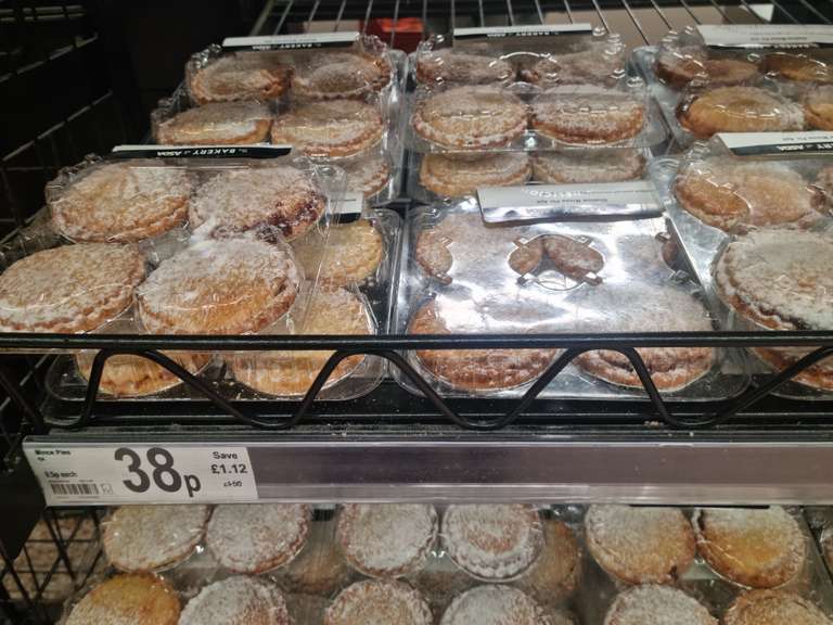 Bakery Mince Pies 4 Pack - 38p @ Asda Coventry
