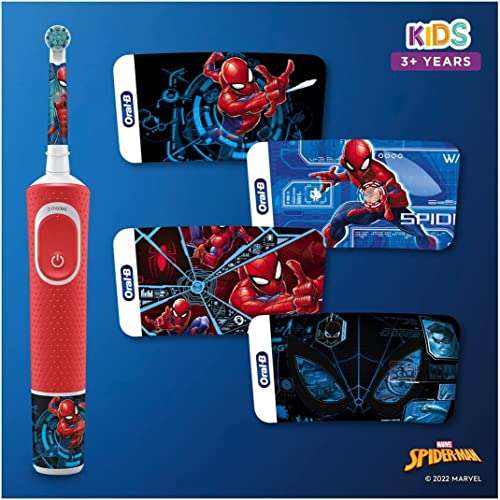 Marvel Spiderman Oral-B Kids Electric Toothbrush & Travel Case - £18.99 @ Amazon