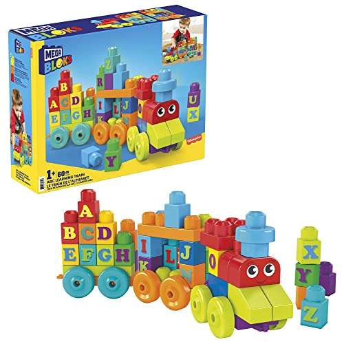 MEGA BLOKS Fisher-Price ABC Blocks Building Toy £9.99 @ Amazon