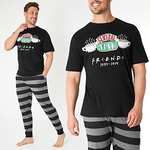 FRIENDS Mens Pyjamas Set, 100% Cotton 2 Piece Pjs size M £7.19 with voucher Dispatches from and Sold by Get Trend - Amazon