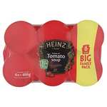 Heinz Cream of Tomato Soup, 12 x 400g (2 x 6 packs) for £9 / £7.35 Subscribe & Save + 10% voucher on 1st order @ Amazon