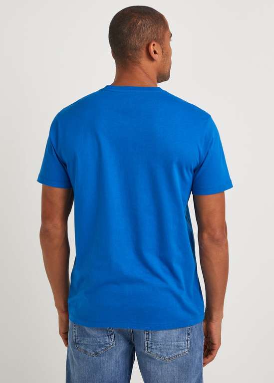 Bright Blue Essential Crew Neck T-Shirt for £3.75 + £0.99 click & collect @ Matalan
