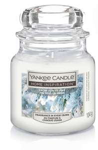Yankee Home Inspirations Small Candle : Pumpkin Harvest, Toasted Marshmallow, Dusted Pine or Berry Fizz £3- Free Collection @ Wilko