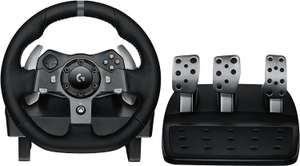 Logitech G920 Driving Force Racing Wheel & Floor Pedals for Xbox & PC & £1+ add on item w/ code (My John Lewis members)