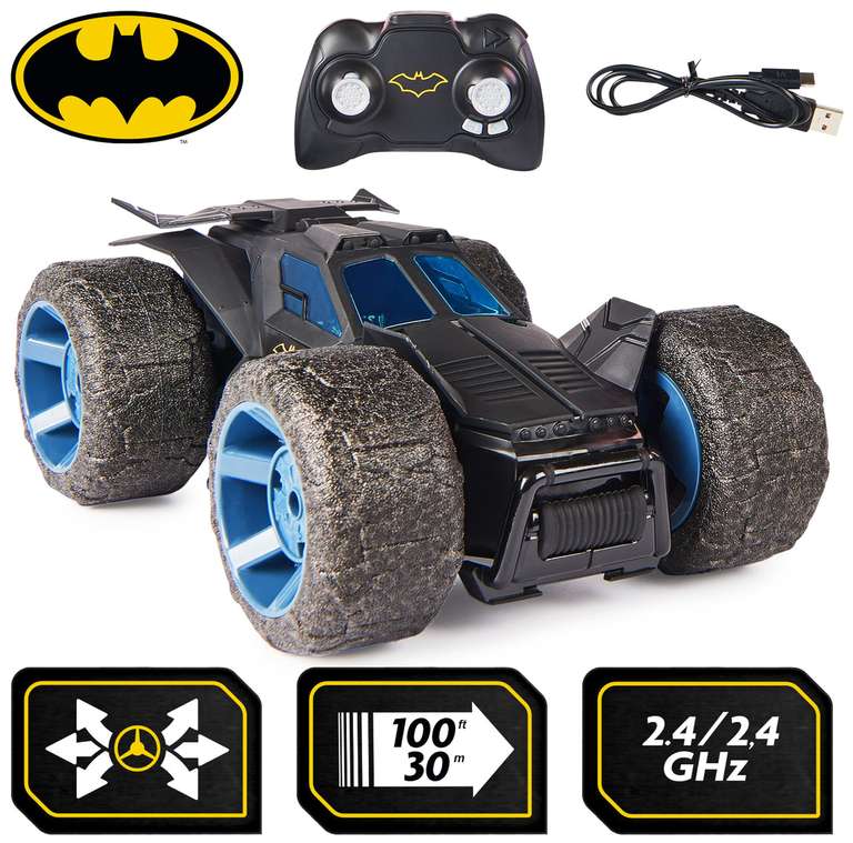 DC Comics Batman, Stunt Force Batmobile, Remote-Control Car