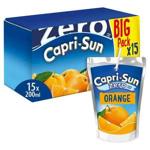 Capri Sun Zero Orange 15 x 200ml - Instore Fulham Wharf