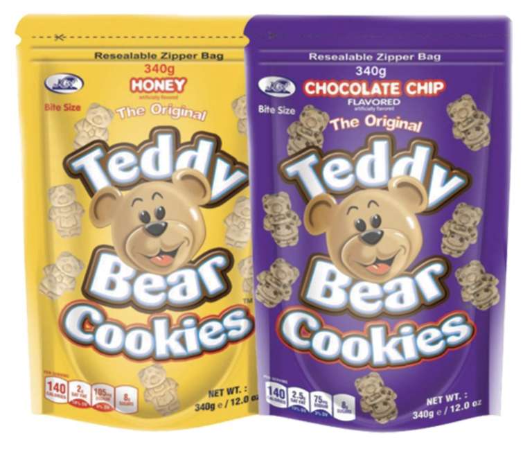 Teddy Bear Cookies Chocolate chip/Honey - 79p @ Farmfoods