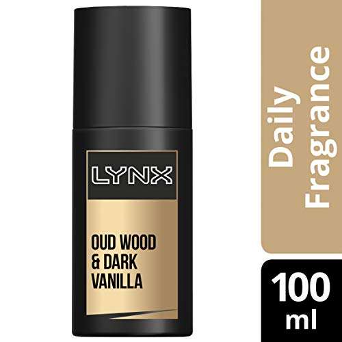 Lynx Signature Oud Wood & Dark Vanilla Daily Fragrance style-refining pump spray 100ml (£3.40/£3.80 subscribe and save)