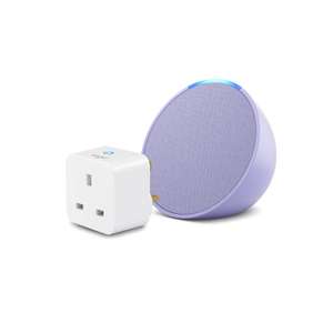 Echo Pop | Lavender Bloom+ Sengled Smart Plug, Works with Alexa - Smart Home Starter Kit