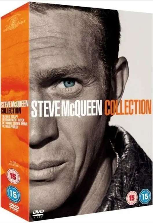 The Steve Mcqueen Collection DVD (Used, Very Good Condition) £2.91 delivered with code at World of Books