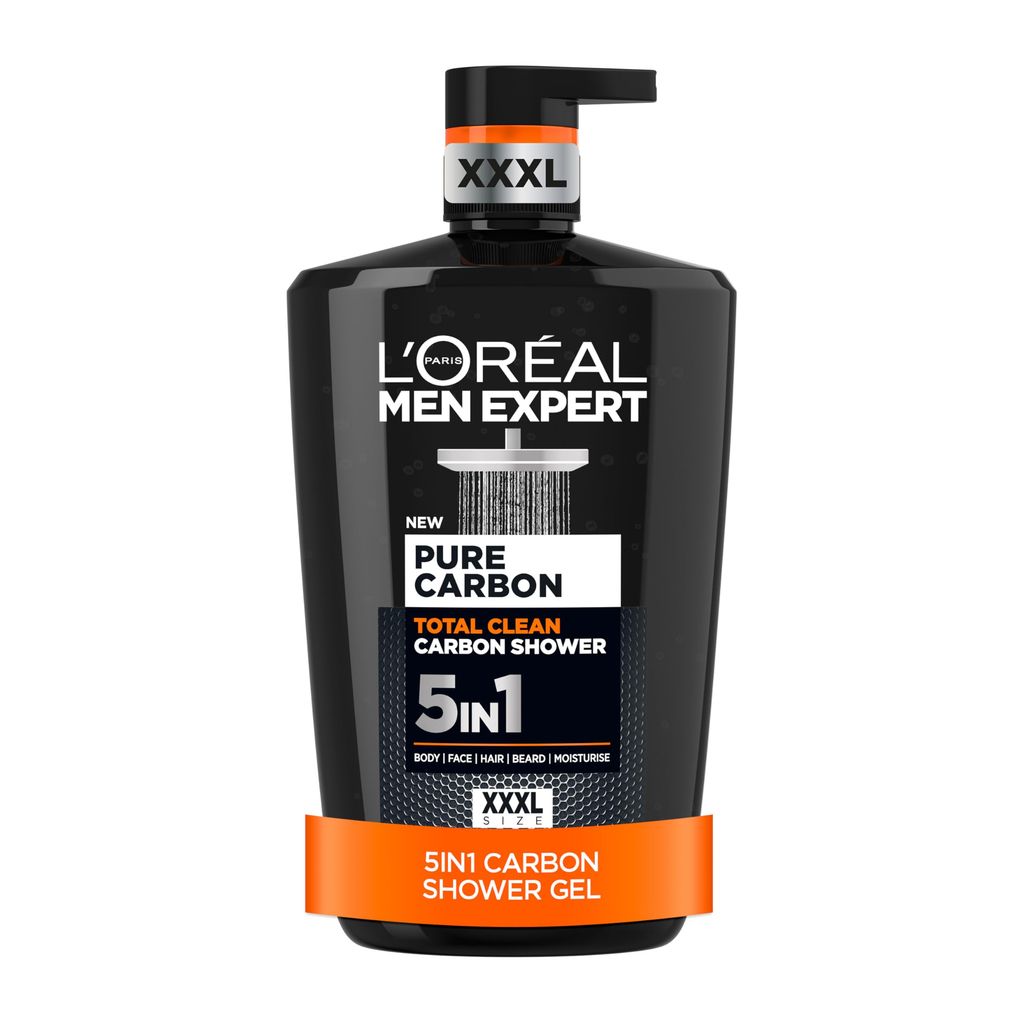 L'Oréal Men Expert, Pure Carbon, 5-in-1 XXXL Shower Gel Large 1L (£4.27 / £3.82 with s&s) - Prime Members