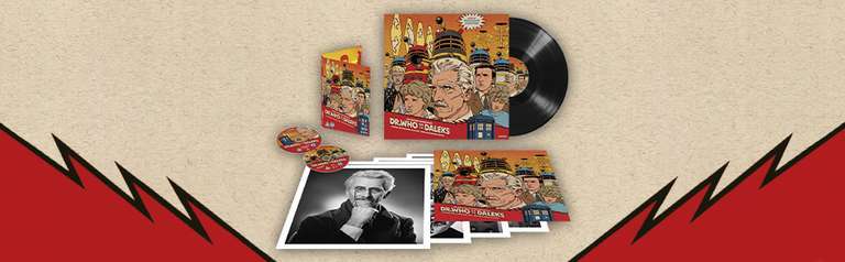 Dr. Who And The Daleks Collector's Set (4K UHD + Blu-ray + Vinyl Soundtrack) £21.85 @ Amazon
