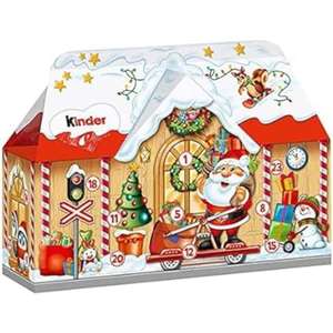 Kinder Chocolate Advent Calendar House, Fine Milk Chocolate with a Milky Filling, Pack of 24 (234g)