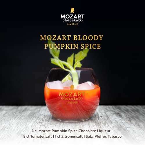 Mozart Pumpkin Spice Chocolate Cream Liqueur, 50 cl - ABV 17%