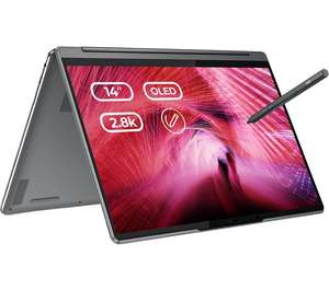 Lenovo Yoga 9i 14" 2 in 1 Laptop - Intel i7-1360P, 16GB RAM, 1TB SSD, 2.8K ( 2880 x 1800) OLED touchscreen 90Hz Display, Grey Colour