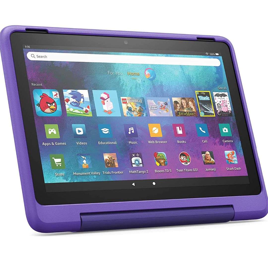 Kid-Friendly Case for Fire HD 10 tablet Only compatible with 11th generation tablet, 2021 release Doodle 