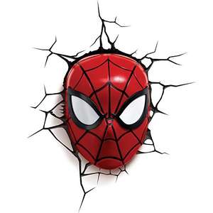 Spiderman Marvel Spider Man Mask 3D Wall Light £19.34 @ Amazon