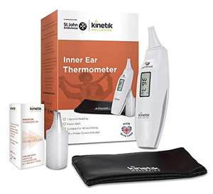 Kinetik Wellbeing Inner Ear Digital Thermometer - Used by The NHS for £10 @ Amazon