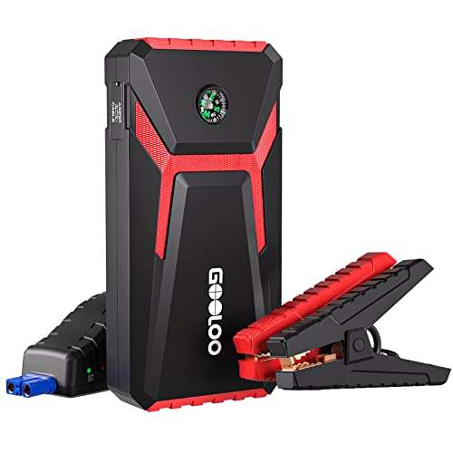 GOOLOO Jump Starter Power Pack Quick Charge Out 1500A Peak Car Jump Starter £45.59 With Voucher Dispatches from Amazon Sold by Landwork