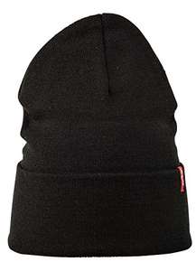 Levi's Slouchy Red Tab Beanie - Black - One Size
