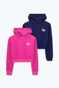 Hype Girls Berry Script 2 Pack Hoodie - £19.99 with code + Free Shipping over £40 (otherwise £2.49) - @ Just Hype