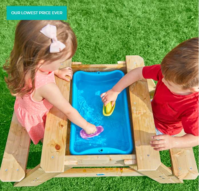 TP Early Fun Wooden Picnic Table Sandpit £49.99 @ TP Toys
