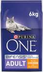 Purina ONE Adult Dry Cat Food Chicken and Wholegrains 6kg - £19.66 @ Amazon