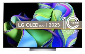LG OLED C3 (OLED65C36LC) 65" EVO 4K Smart TV with 5 Year Warranty