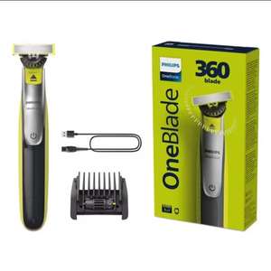 Philips OneBlade 360 for Face with 5-in-1 Adjustable Comb - Trim, Edge, Shave Qp2734/20