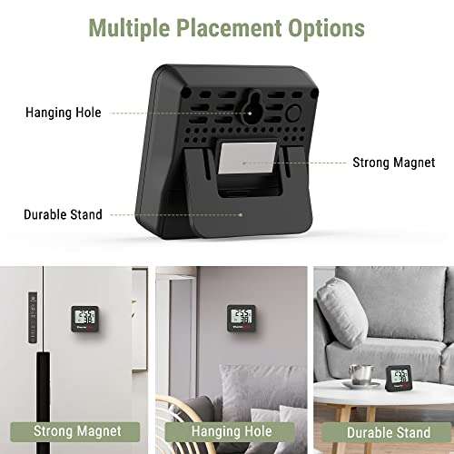  ThermoPro TP157 4 Pack Hygrometer Indoor Thermometer