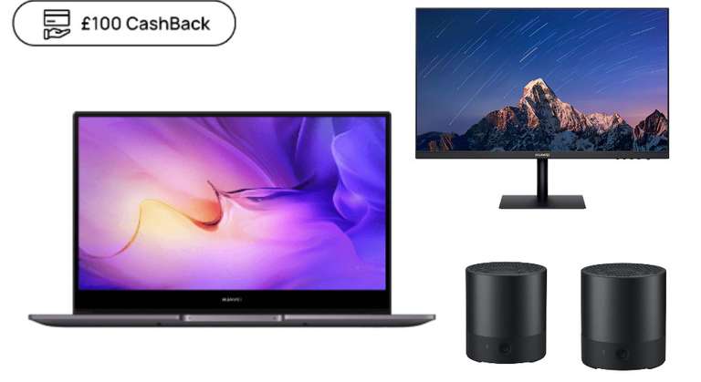 HUAWEI MateBook D 14 2021 i5-1135G7 8GB/512GB 14" Full HD + 2 Speakers £549 (£449 With Cashback & Code / £468 W/Monitor) Delivered @ Huawei