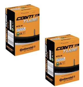 Continental MTB 26" Inner Tube, Pack of 2 - £6.05 @ Amazon