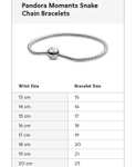 Pandora Star Wars Snake Chain charm bracelet £20 + £2.99 delivery @ Pandora