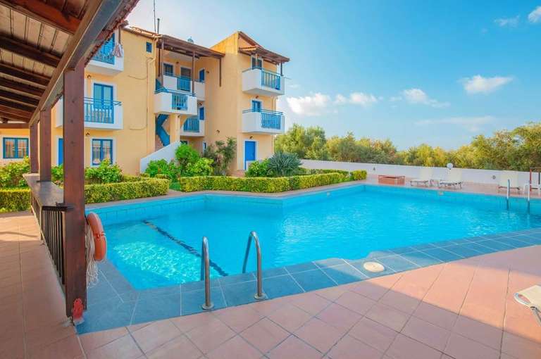 Mareva Apartments Crete - 7 Night Jet2 Package Holiday (£196pp) 2 Adults+1 Child = Stansted Flights 22kg Bags & Transfers 28th September