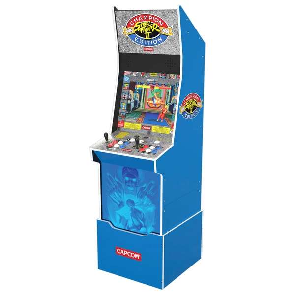 Arcade1Up Street Fighter 2 Capcom Legacy Championship Edition Cabinet (12 Games) - Free C&C only At Limited Stores